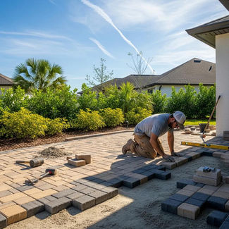 Paver Patio Drainage in Jacksonville & St. Johns County: How Slope, Permeable Joints & French Drains Beat Florida's Summer Downpours