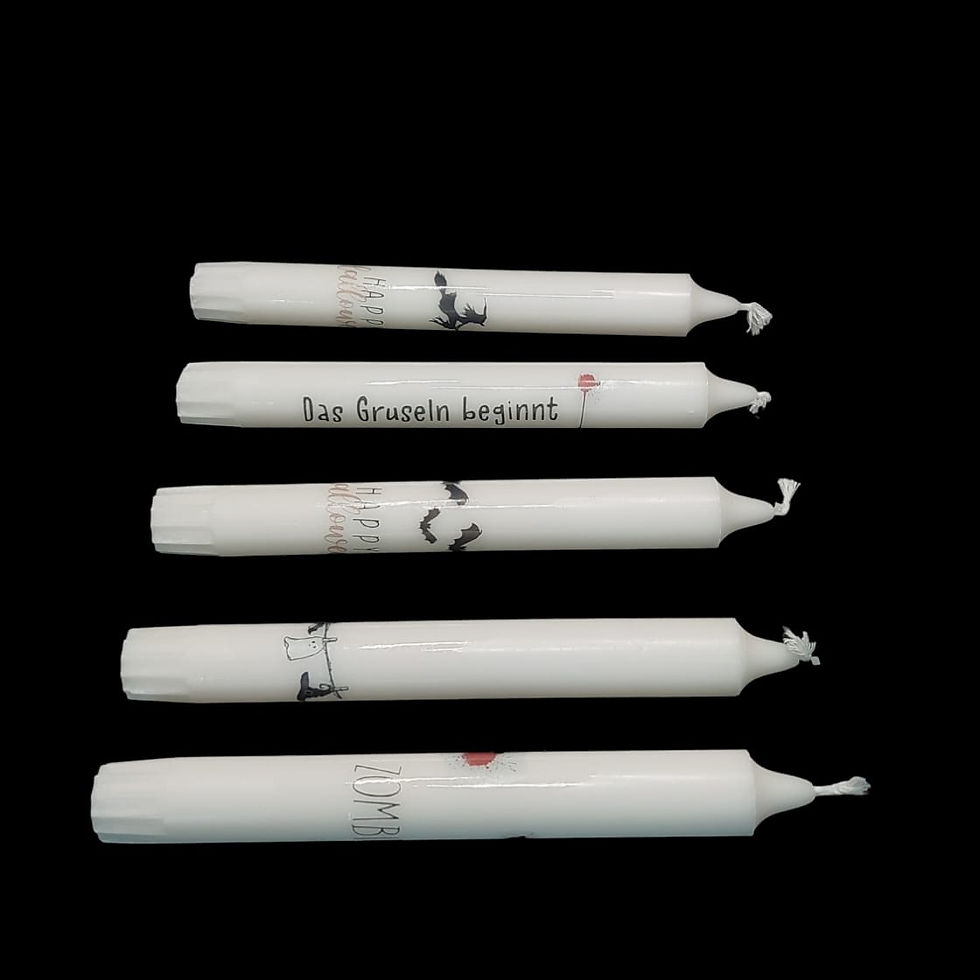 Miniaturbild: 2x Stabkerze Halloween