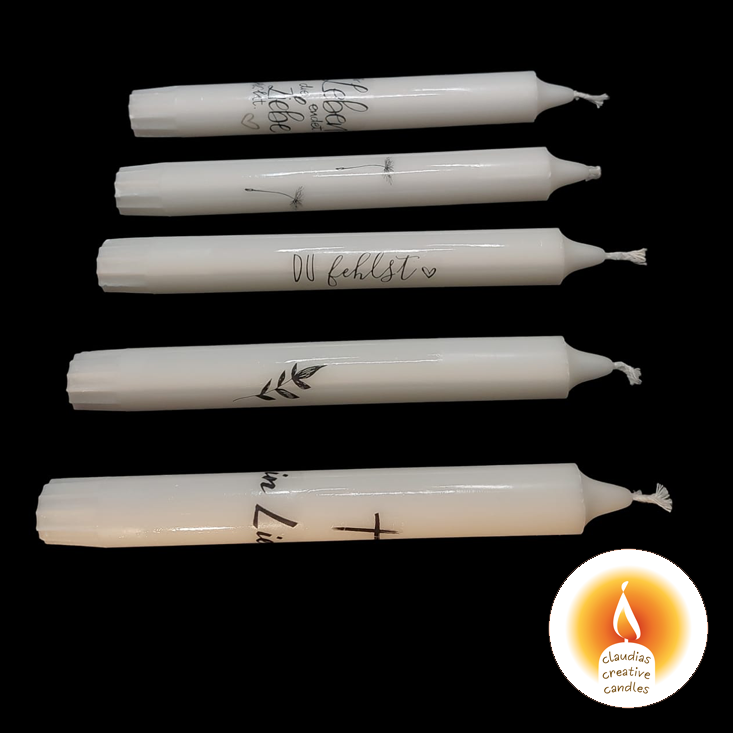 Miniaturbild: 2x Stabkerze Trauer