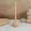 Thumbnail: Rainbow Sanstone Pebble Candleholder - Lrg