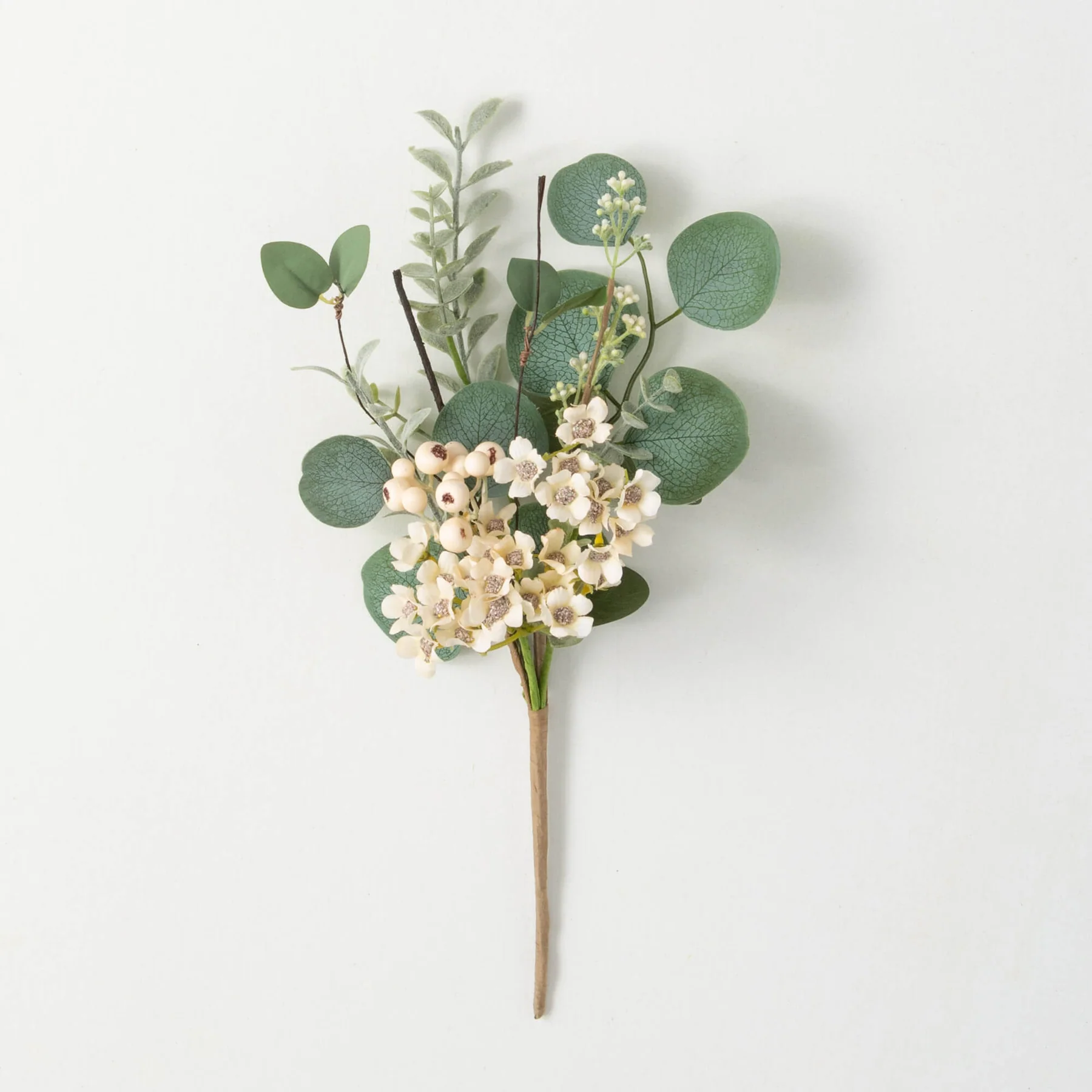 Eucalyptus/Waxflower Pick