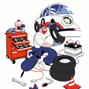 Illustrations for an Automotive Parts Client