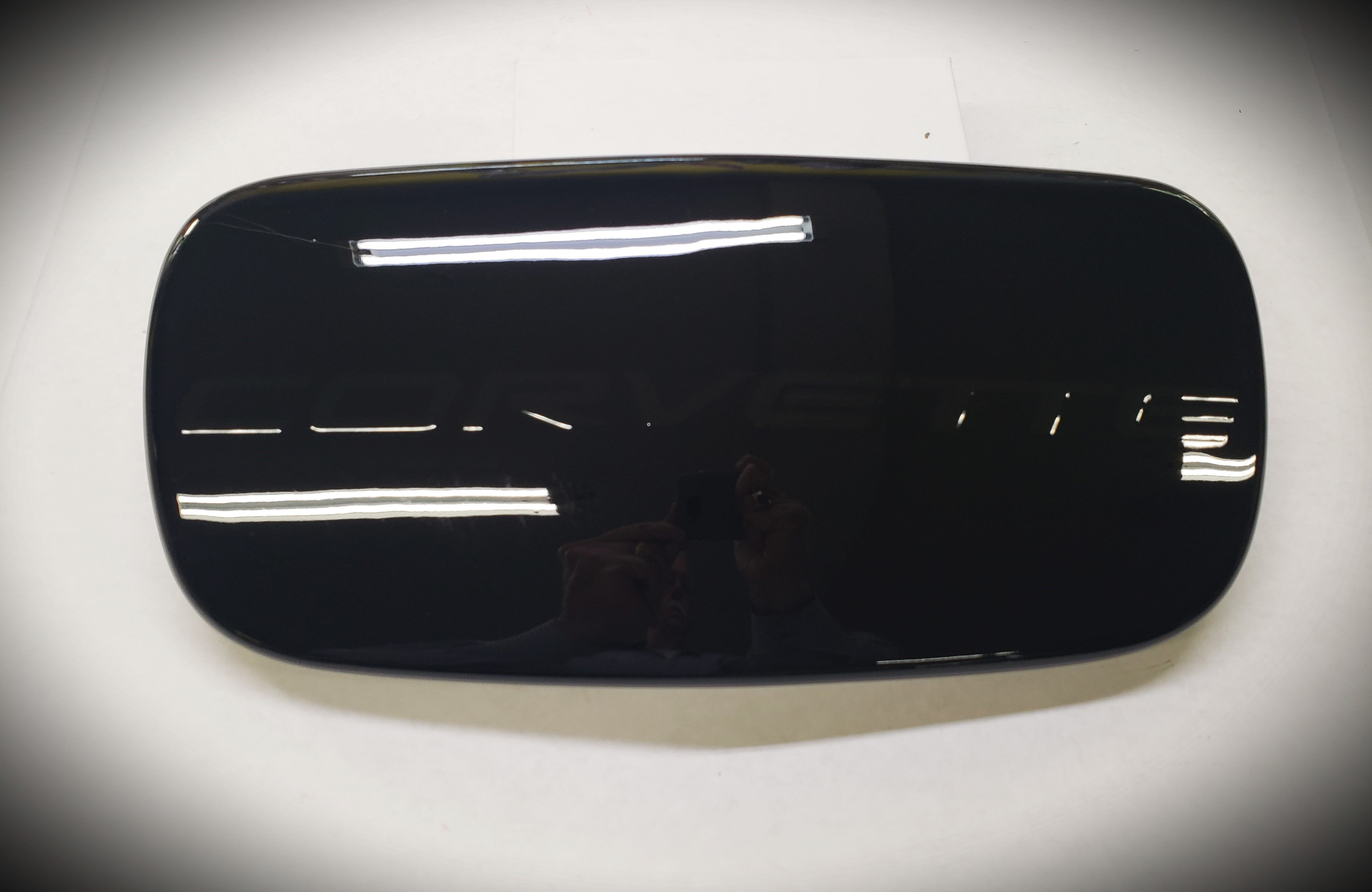 C5 Corvette Front Tag Filler Cover- BLACK- Black Corvette