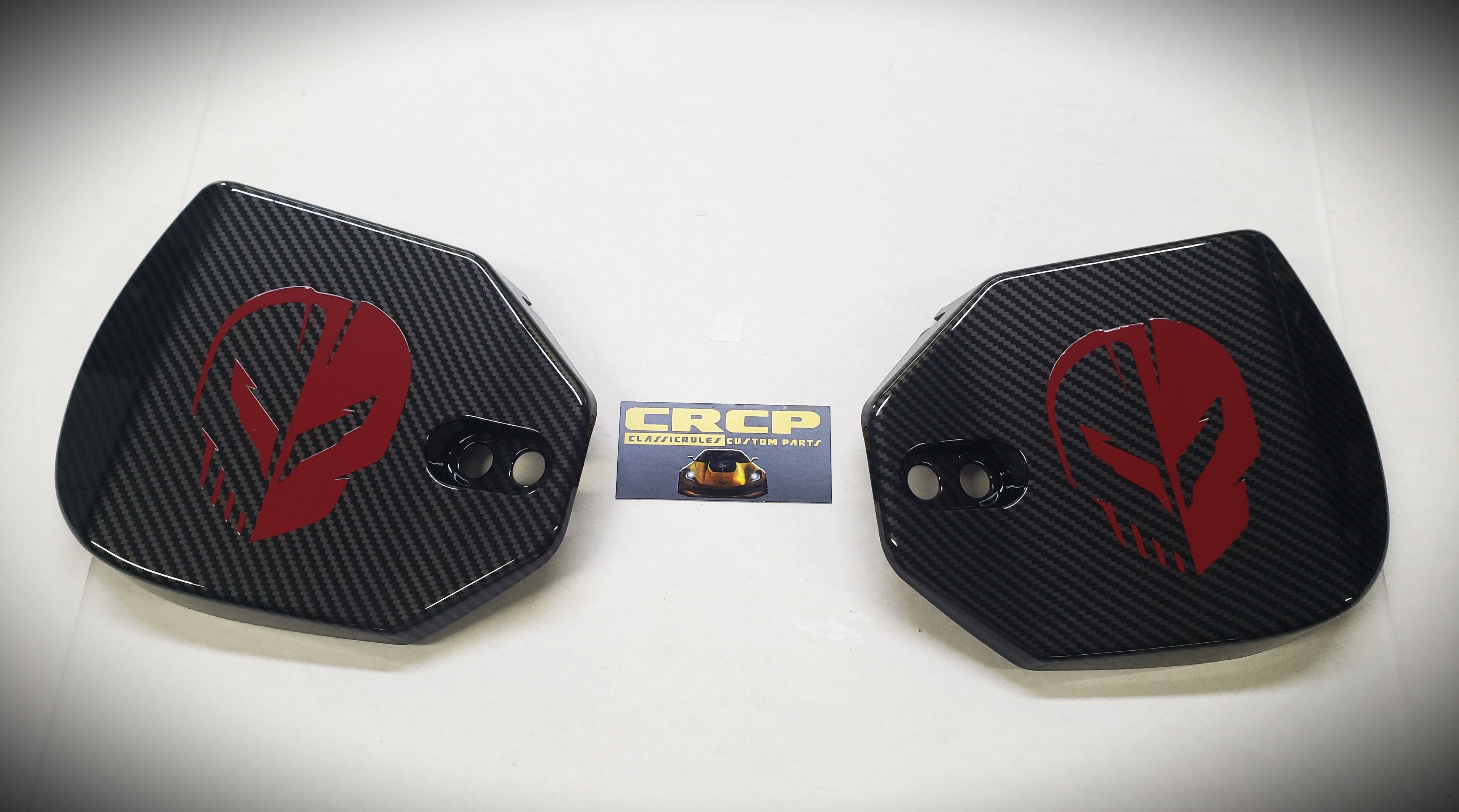 C8 CORVETTE COUPE ENGINE BAY STRUT TOWER COVERS- HCF