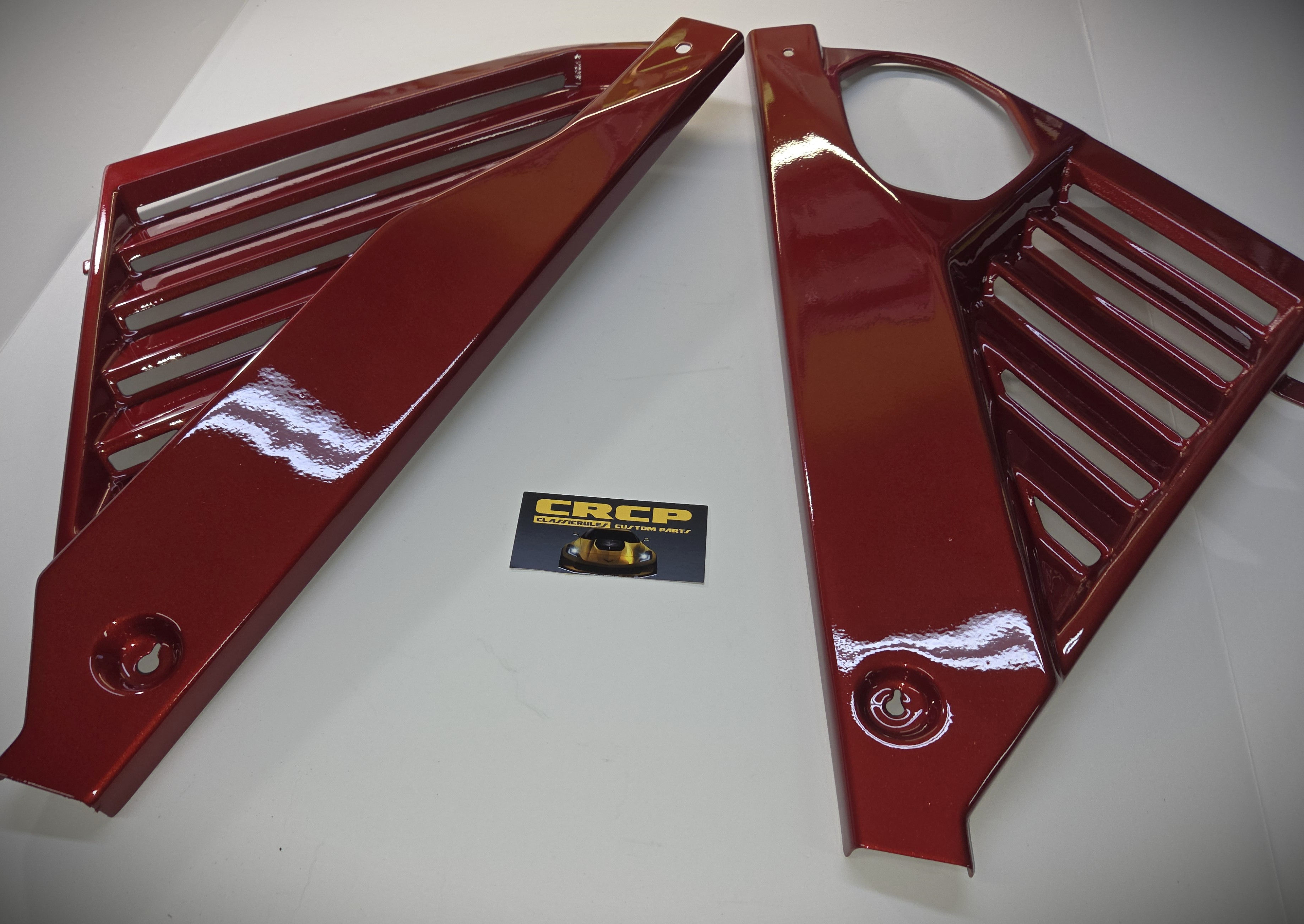 C8 Corvette Eng Bay Side Panels- Carbon Fiber- ALL BODY COLORS