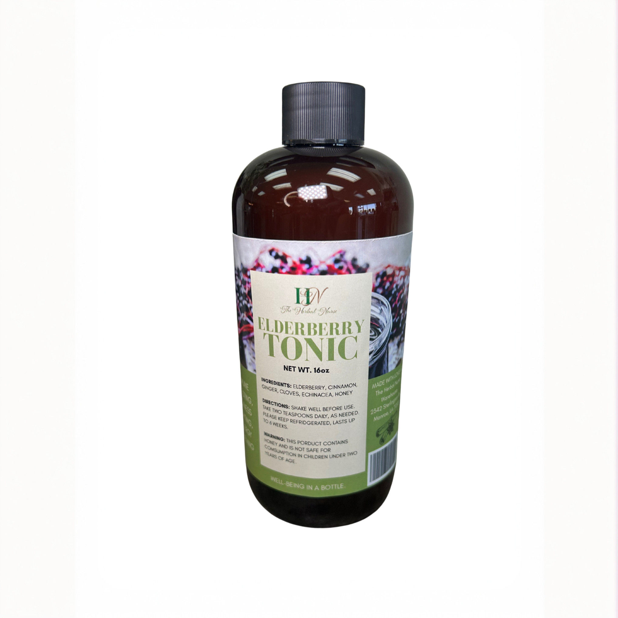 Elderberry Tonic: 16 oz.
