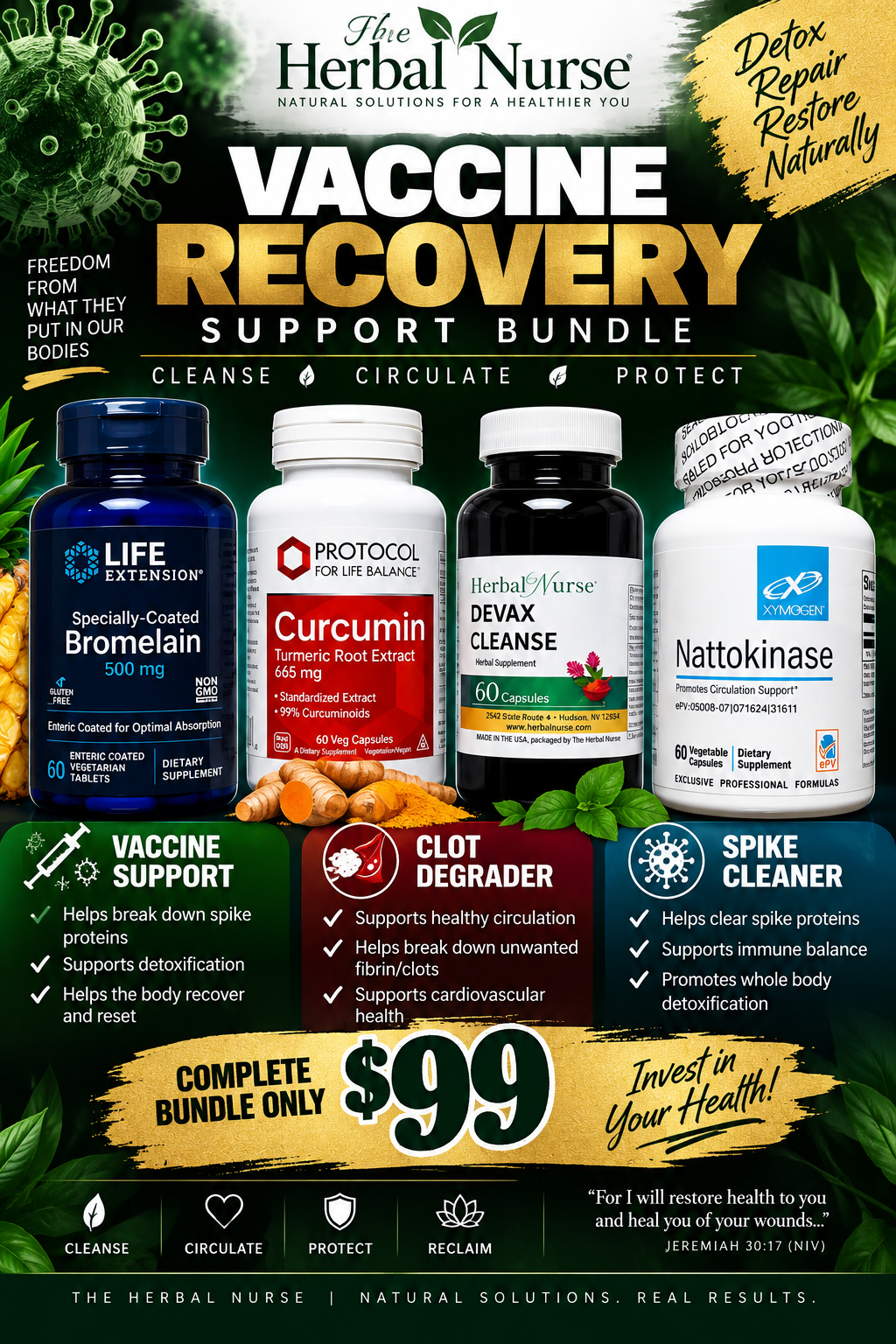 Vaccine Recovery Support Bundle