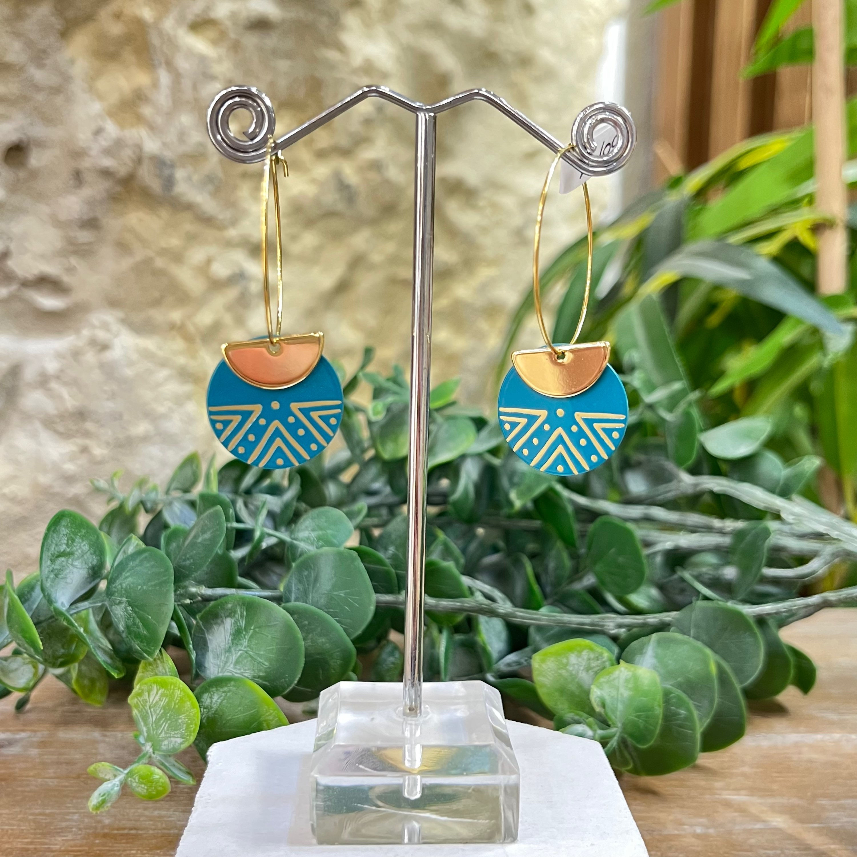 ORECCHINI TERRAM AZZURRI A391