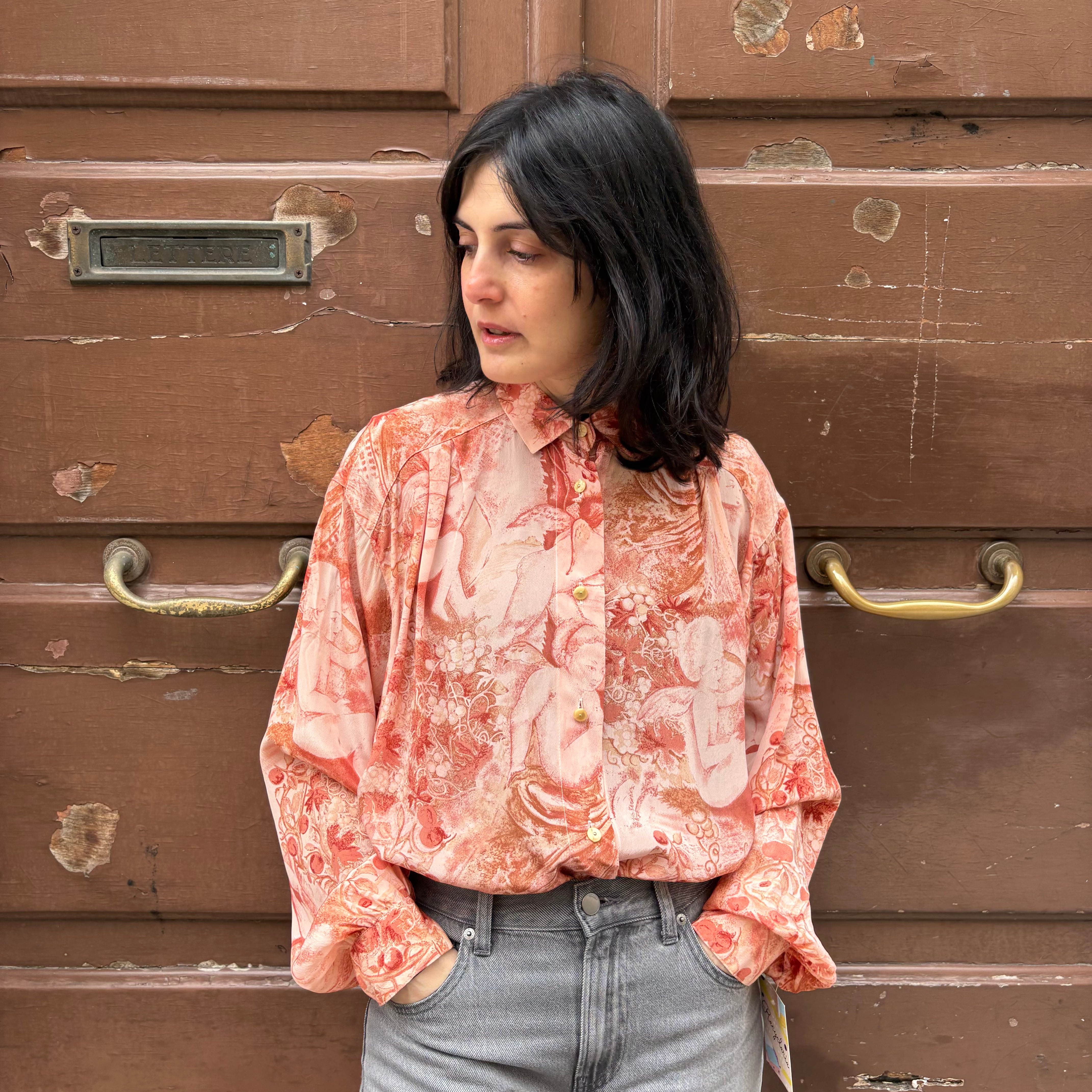 CAMICIA ROSA ANGIOLETTI C178