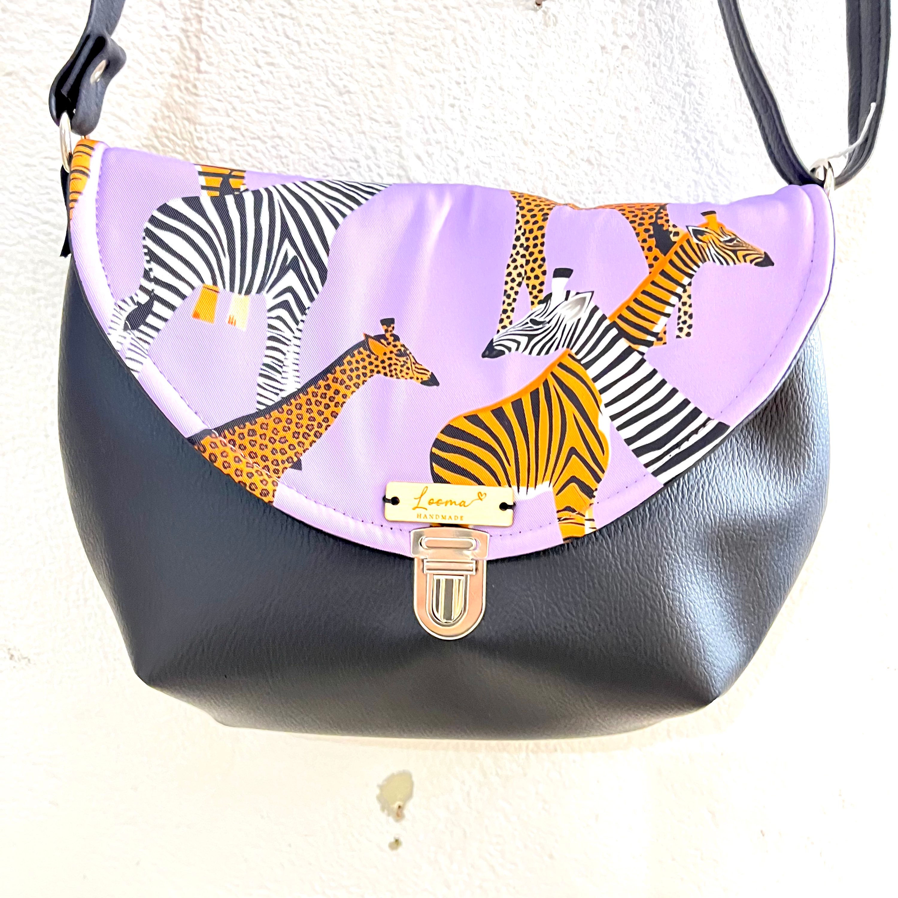 BORSA MINI LOVEIS NERA GIRAFFE