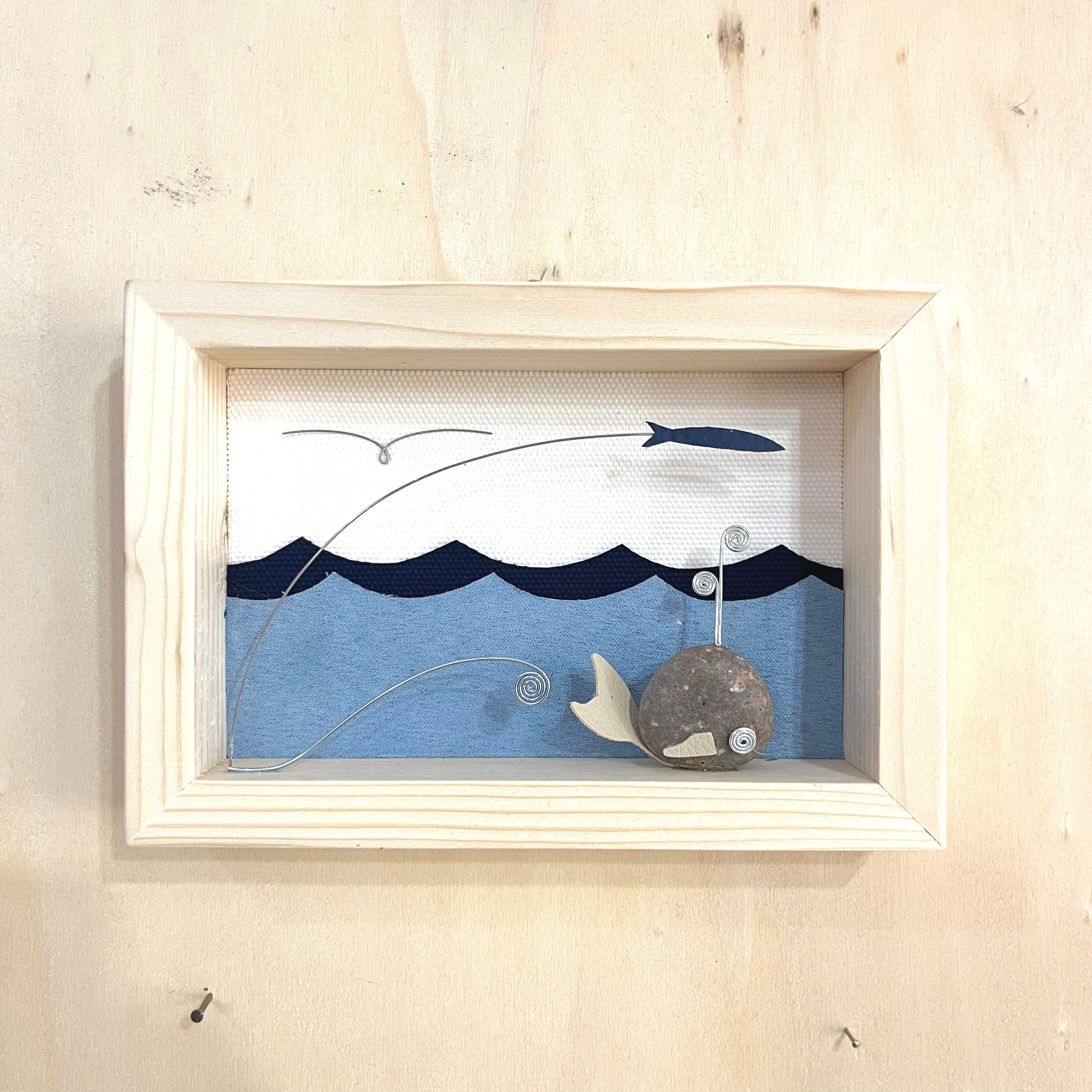 QUADRETTO BALENA MARE 18x13