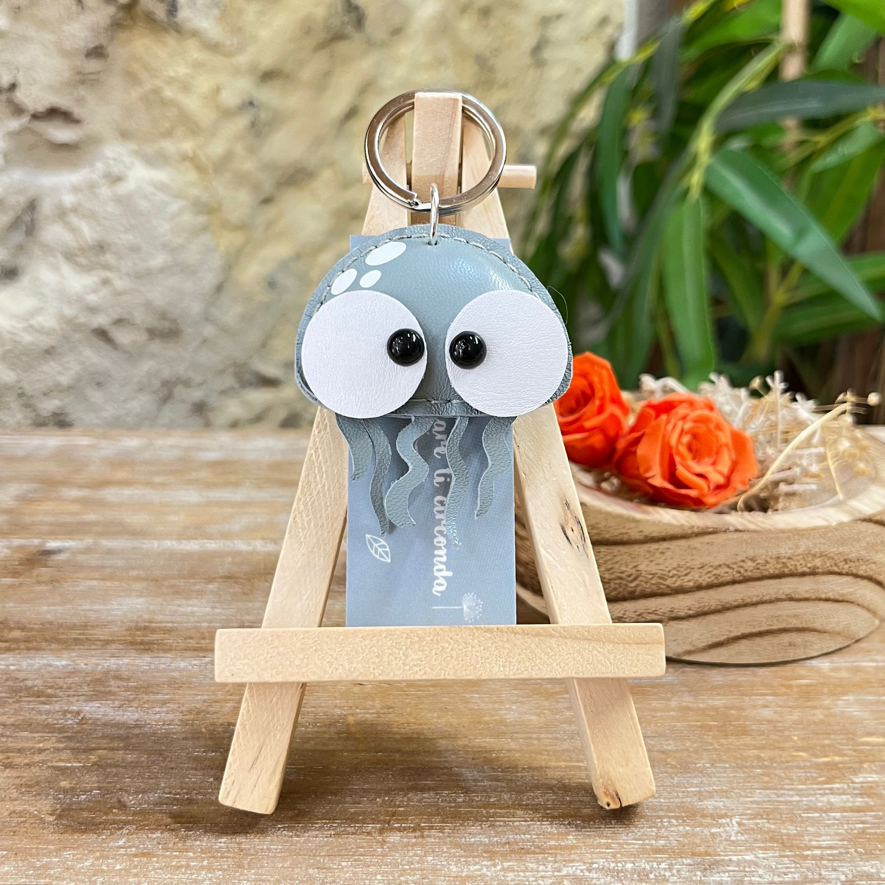 PORTACHIAVI MEDUSA AZZURRA