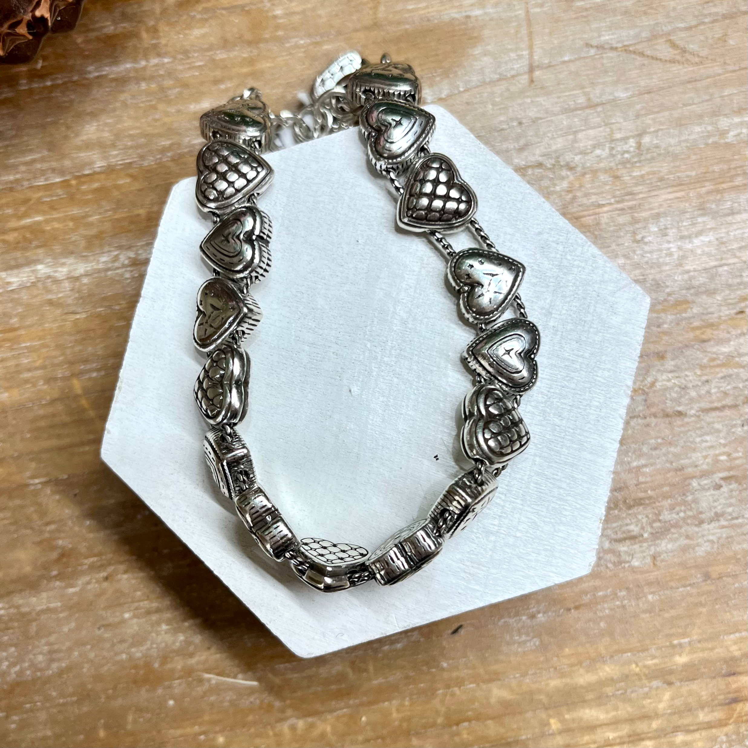 BACCIALE CUORICINI SILVER