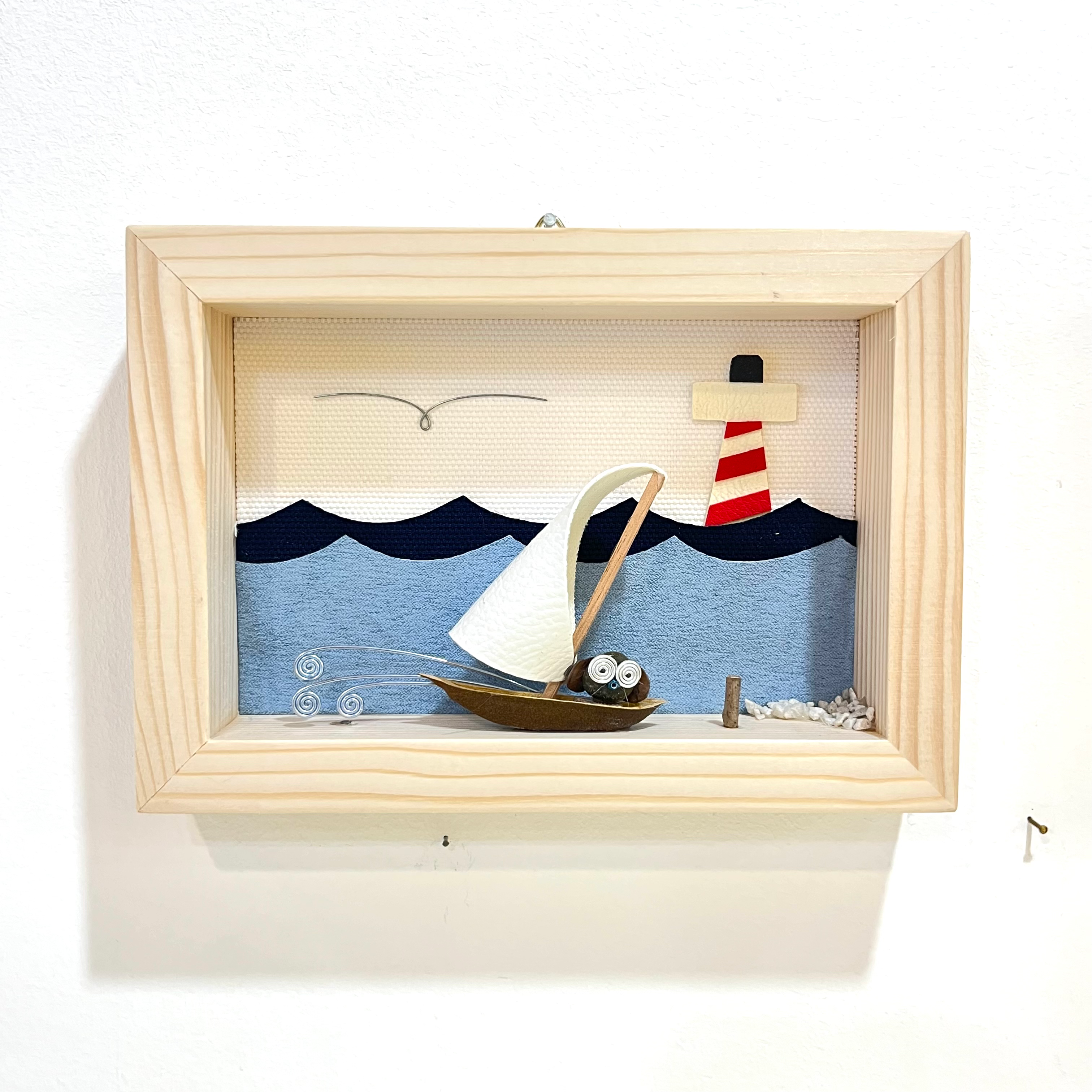 QUADRO GUFO FARO 18x13