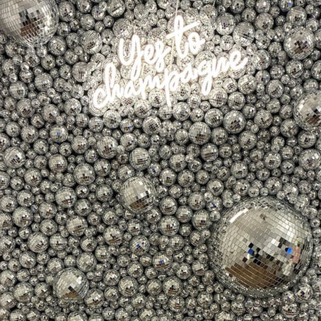 Disco Wall Backdrop Hire