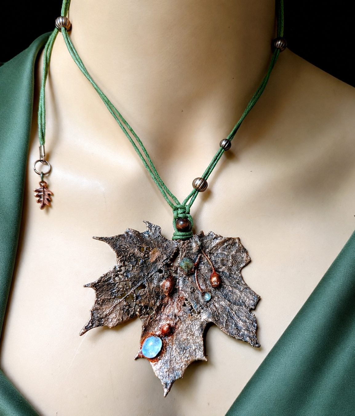 Forest Floor Maple Leaf Necklace
