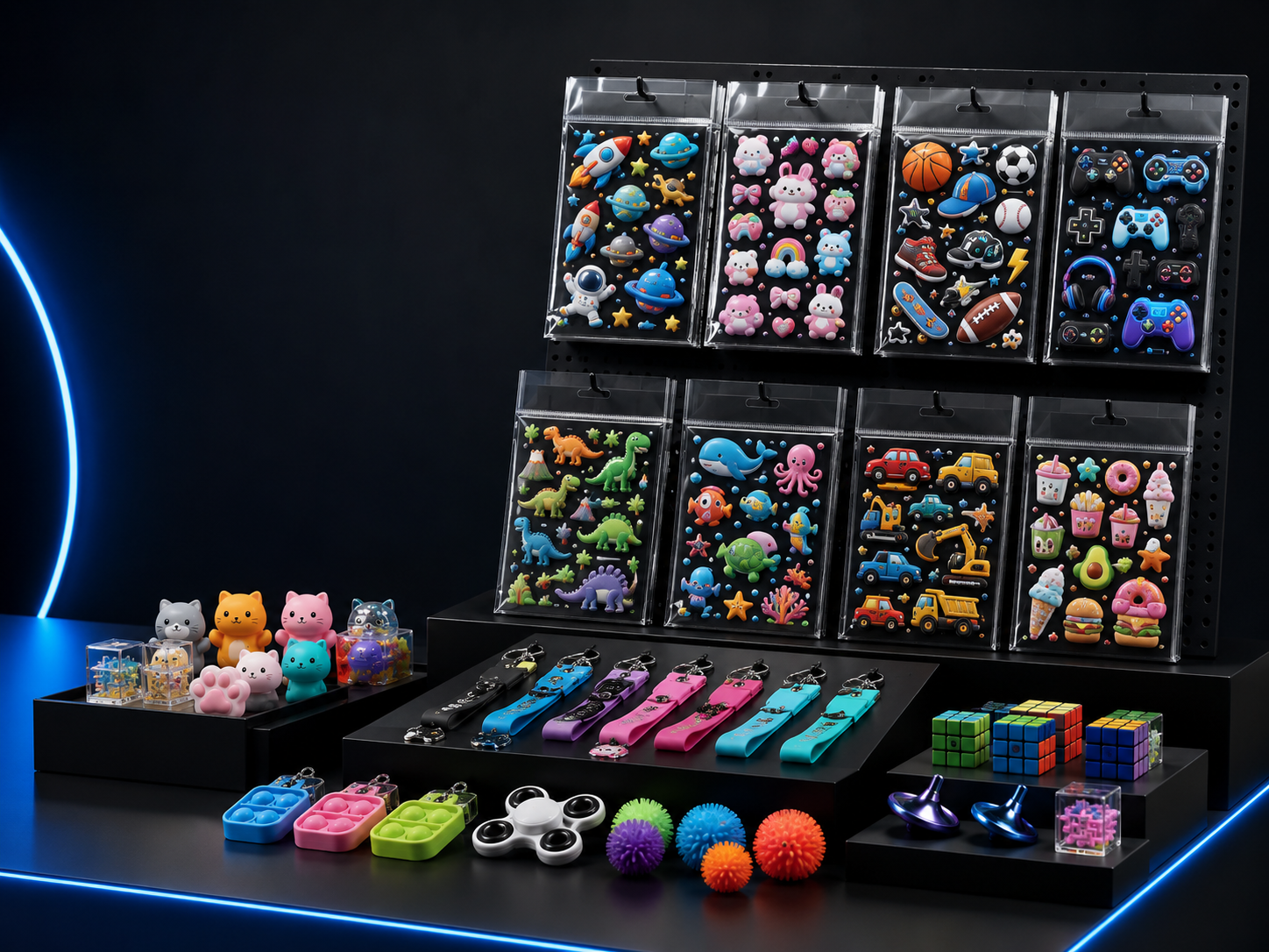 3D stickers and novelty wholesale