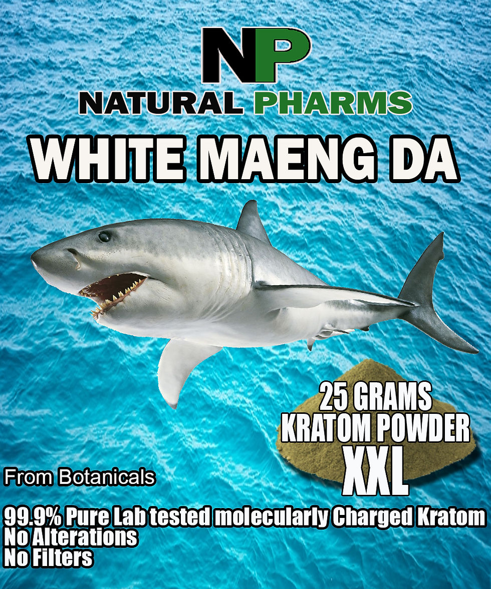 White Maeng DA 12 Grams Pure Kratom Powder