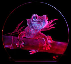 GECHO WITH LIGHT