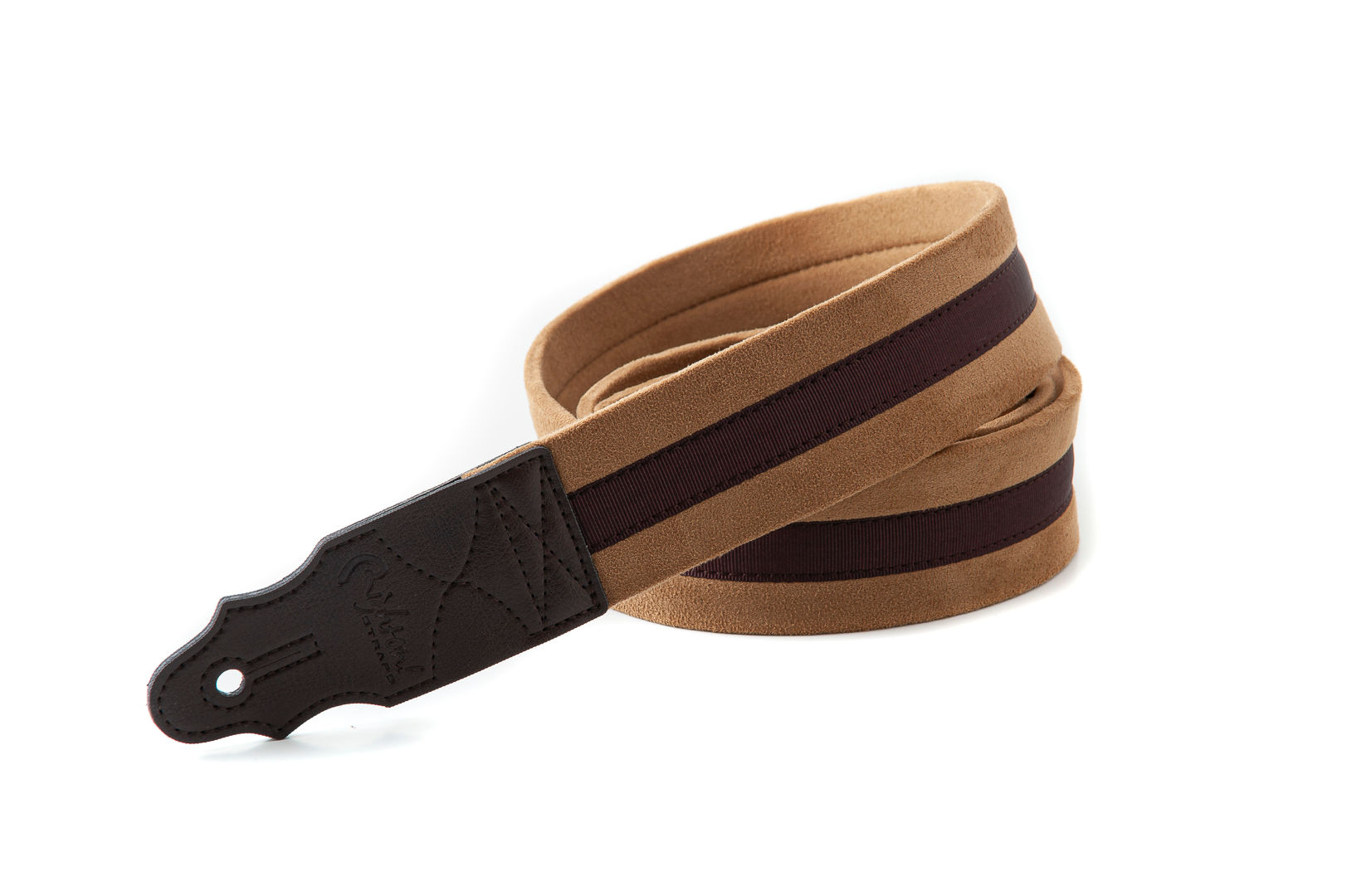 Right On Ready Standard Plus Plain Guitar Strap - Beige