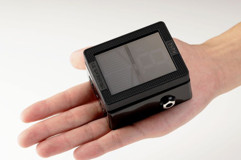 Thumbnail: Korg Pitchblack XS in hand