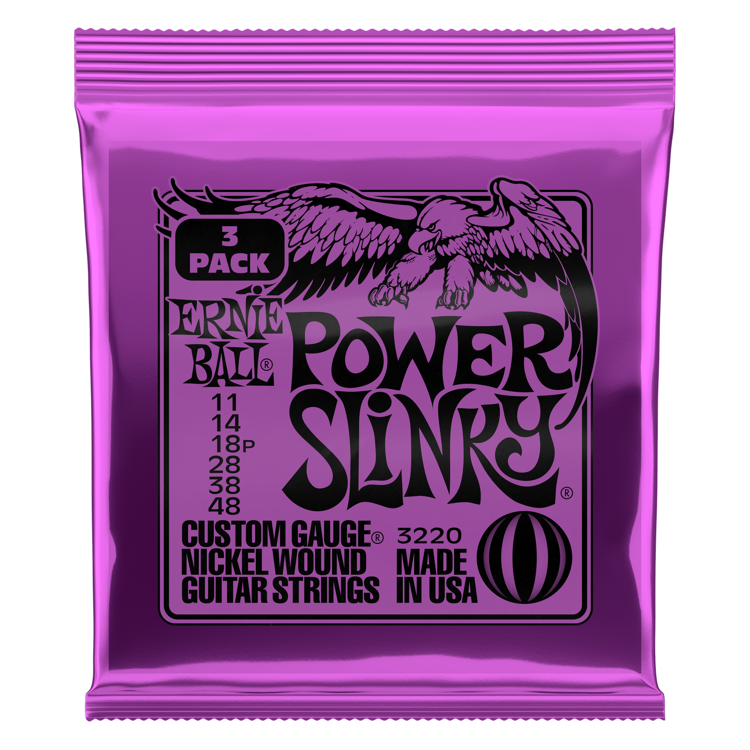 Ernie Ball Power Slinky 11-48 Guitar Strings