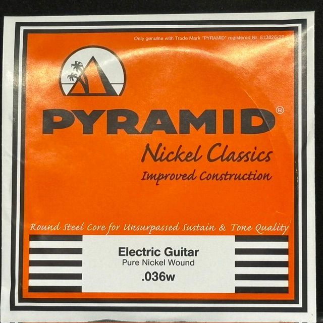 Pyramid Pure Nickel Wound Single String .036