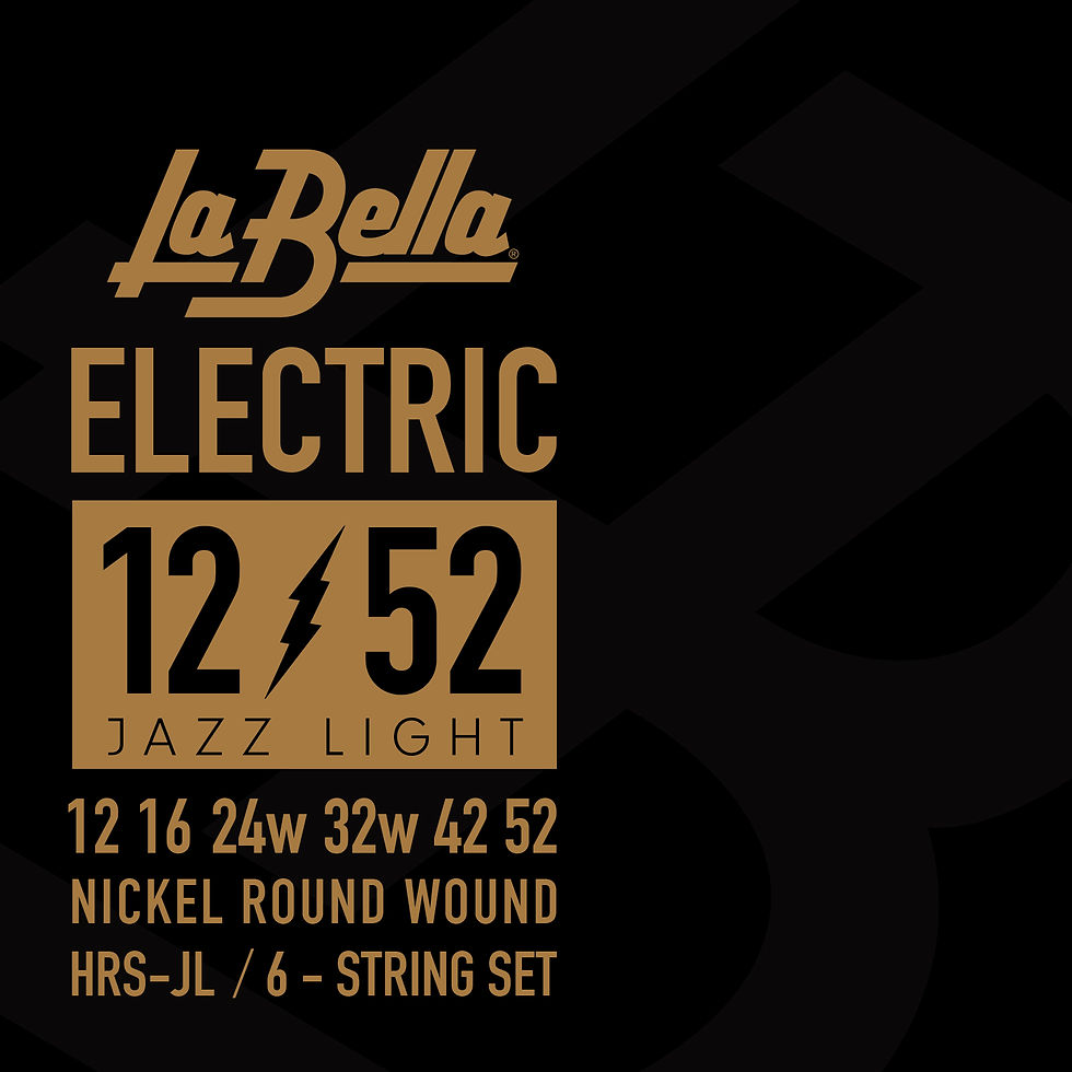 La Bella Jazz Light Electric Guitar Strings 12-52