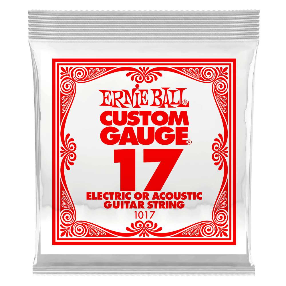 Ernie Ball Plain Steel Single Guitar String .017