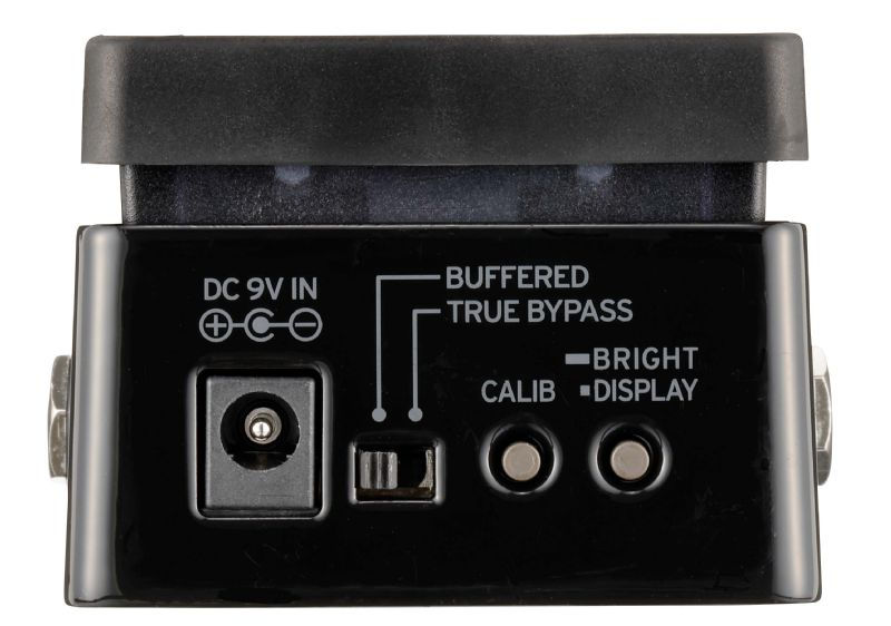 Thumbnail: Korg Pitchblack XS Compact Pedal Tuner Rear View