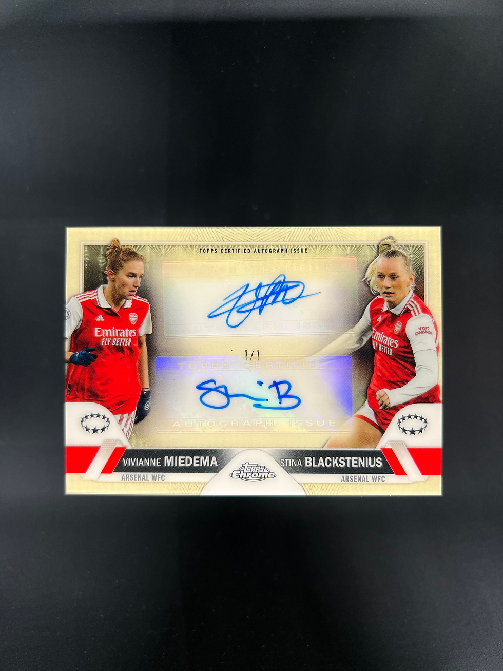 2022-23 Topps Chrome Dual Autograph Superfractor 1/1