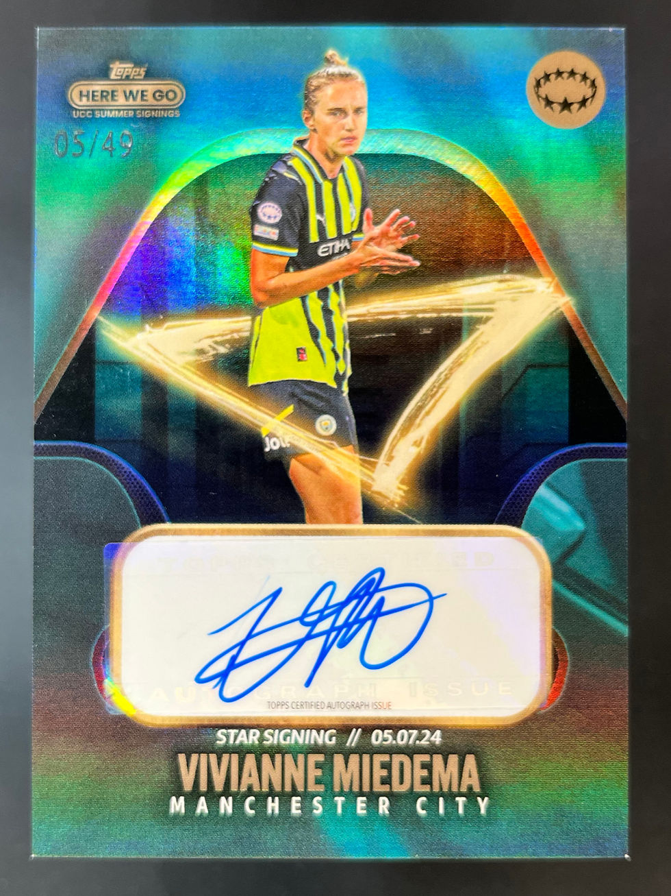 2024-25 Topps Here We Go Blue Autograph /49