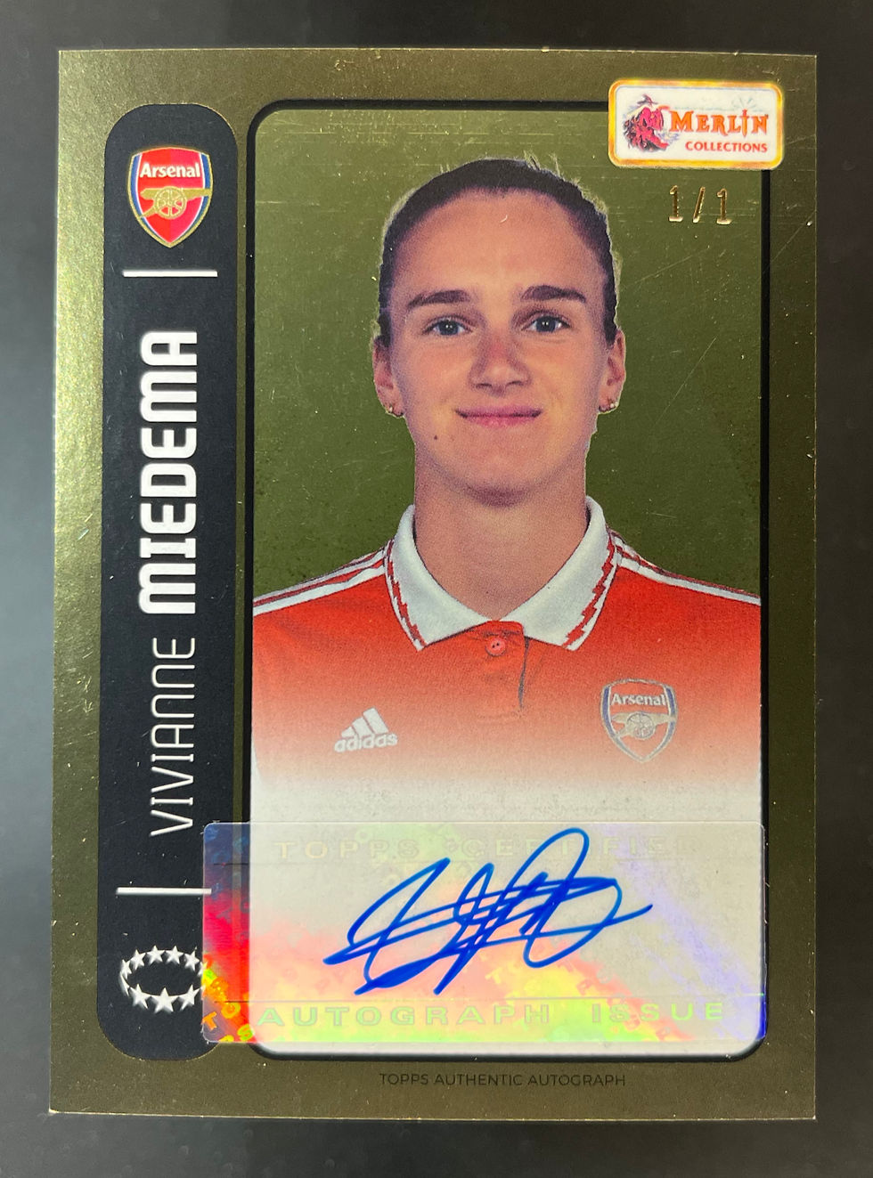 2022-23 Topps Merlin 98 Gold Autograph 1/1