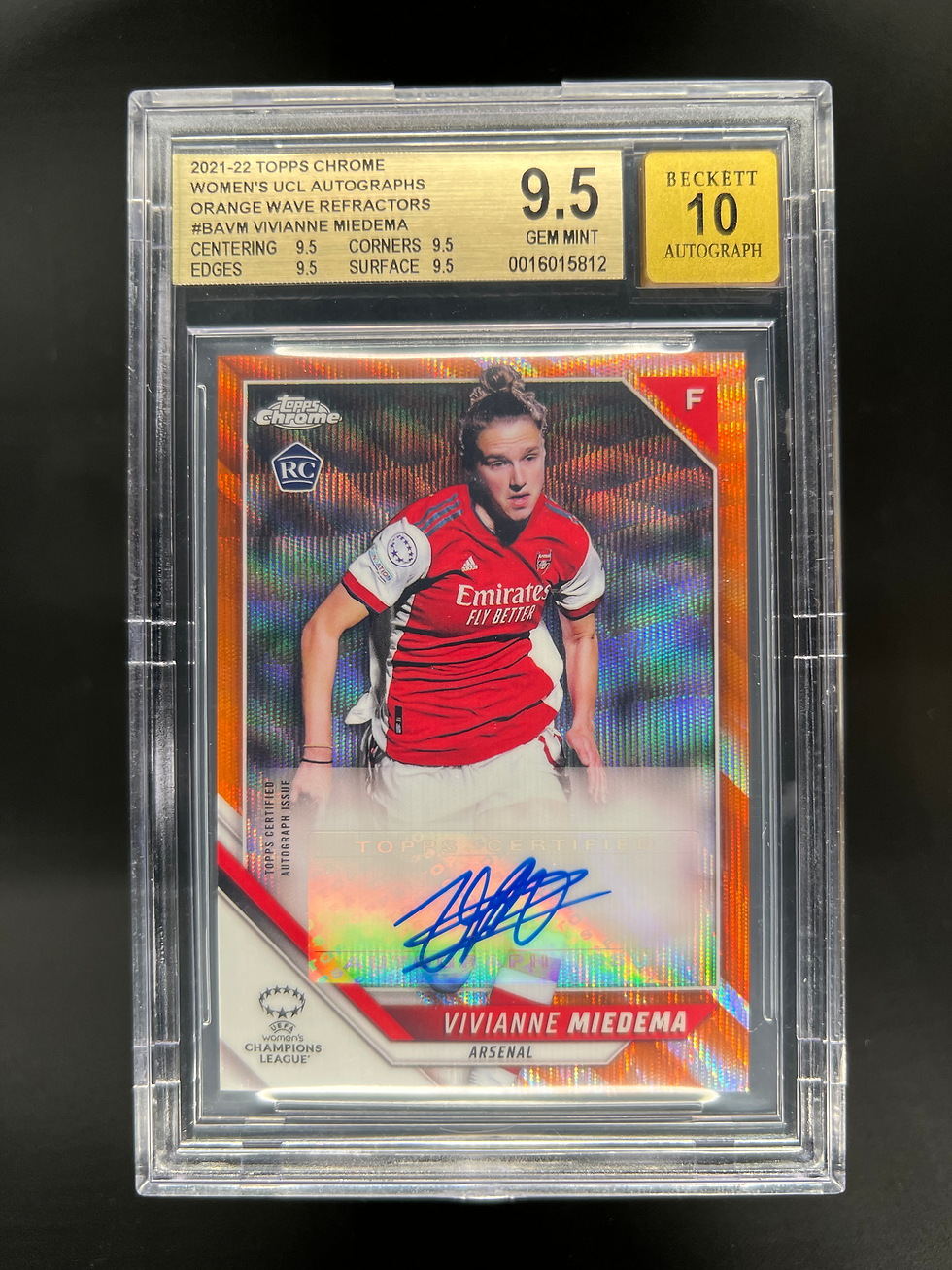 2021-22 Topps Chrome Orange Autograph /25