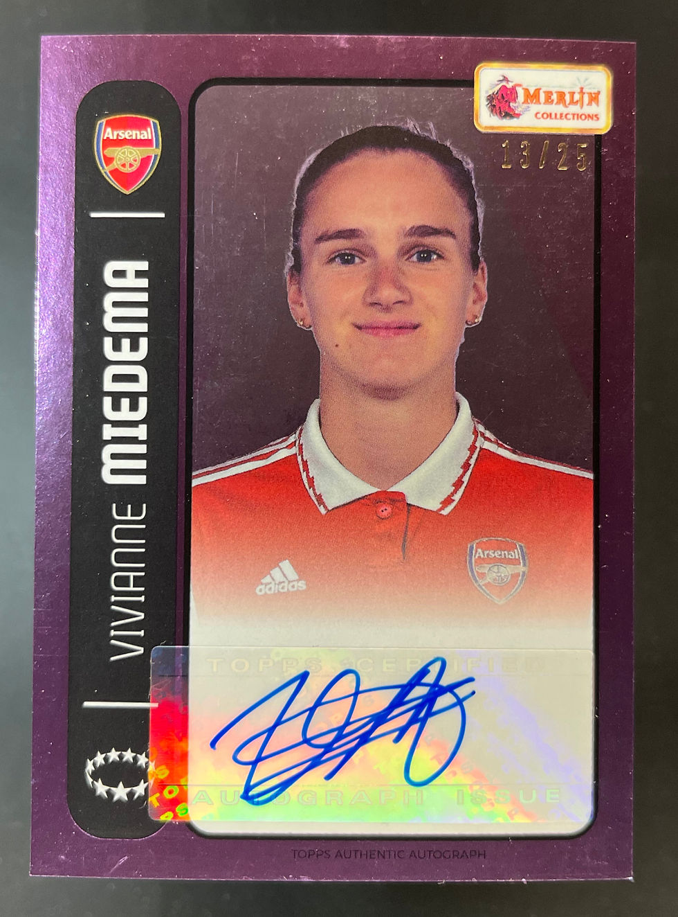 2022-23 Topps Merlin 98 Purple Autograph /25