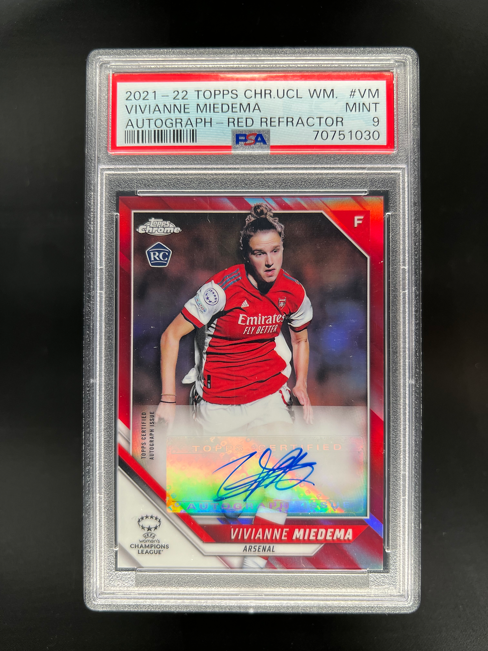 2021-22 Topps Chrome Red Autograph /5