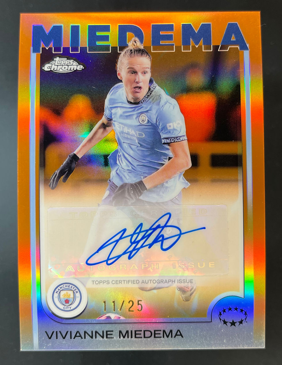 2024-25 Topps Chrome Orange Autograph /25