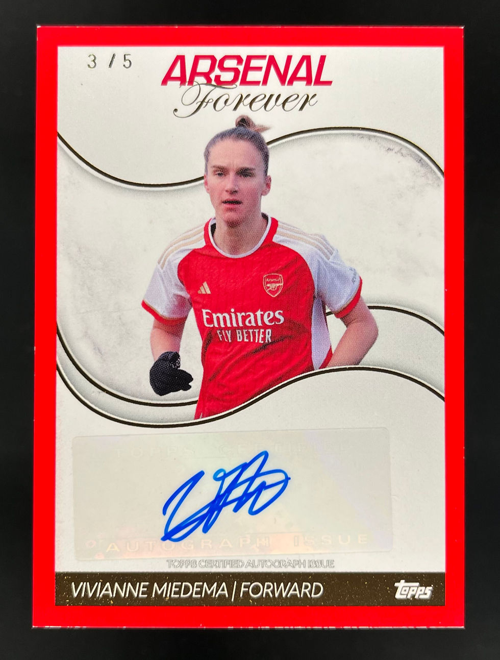 2023-24 Topps Arsenal Forever Autograph Red /5