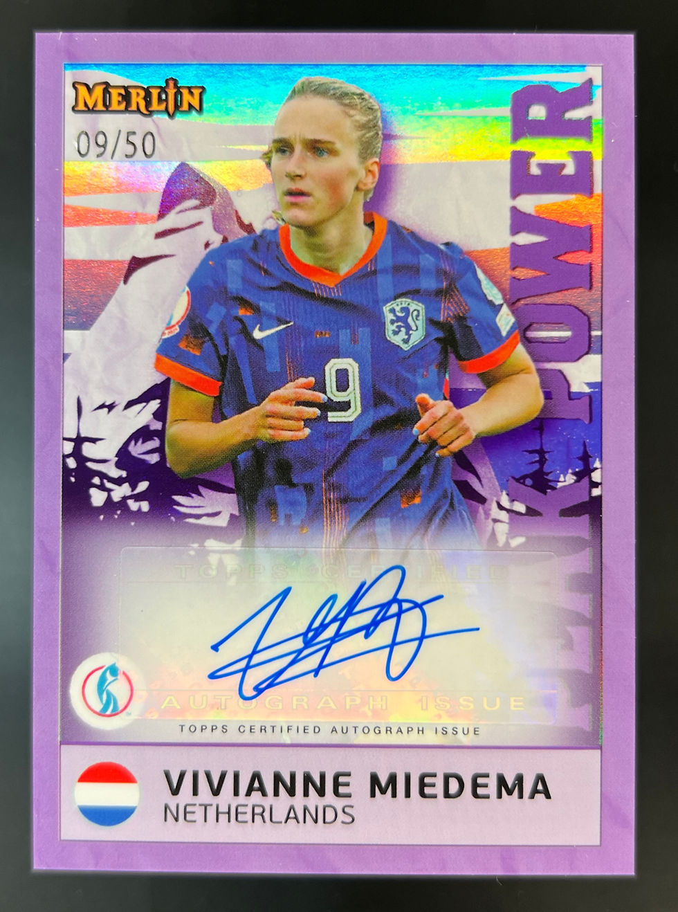 2025 Topps Merlin Peak Power Autograph /50