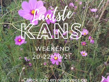 Op weekend in augustus ? Dit is een buitenkans !