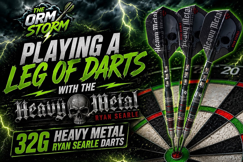 Playing A Leg Of Darts With The 32g Ryan Searle Heavy Metal Darts