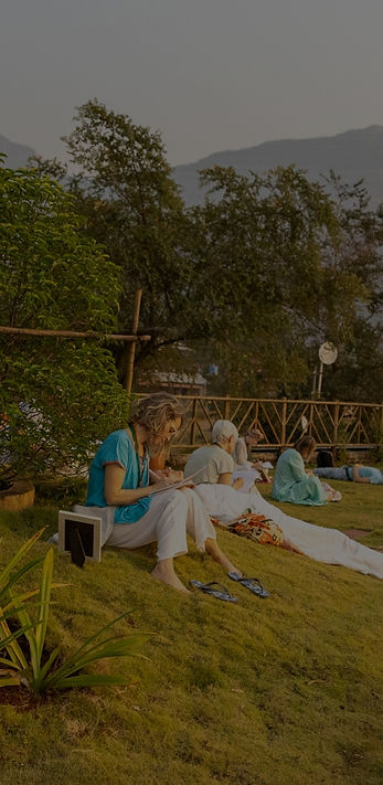At peace in the Ashram.jpg