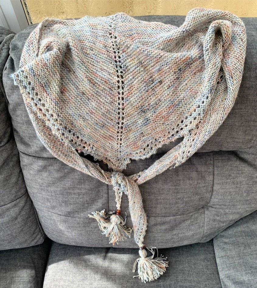 No Hassle Tassel Shawl