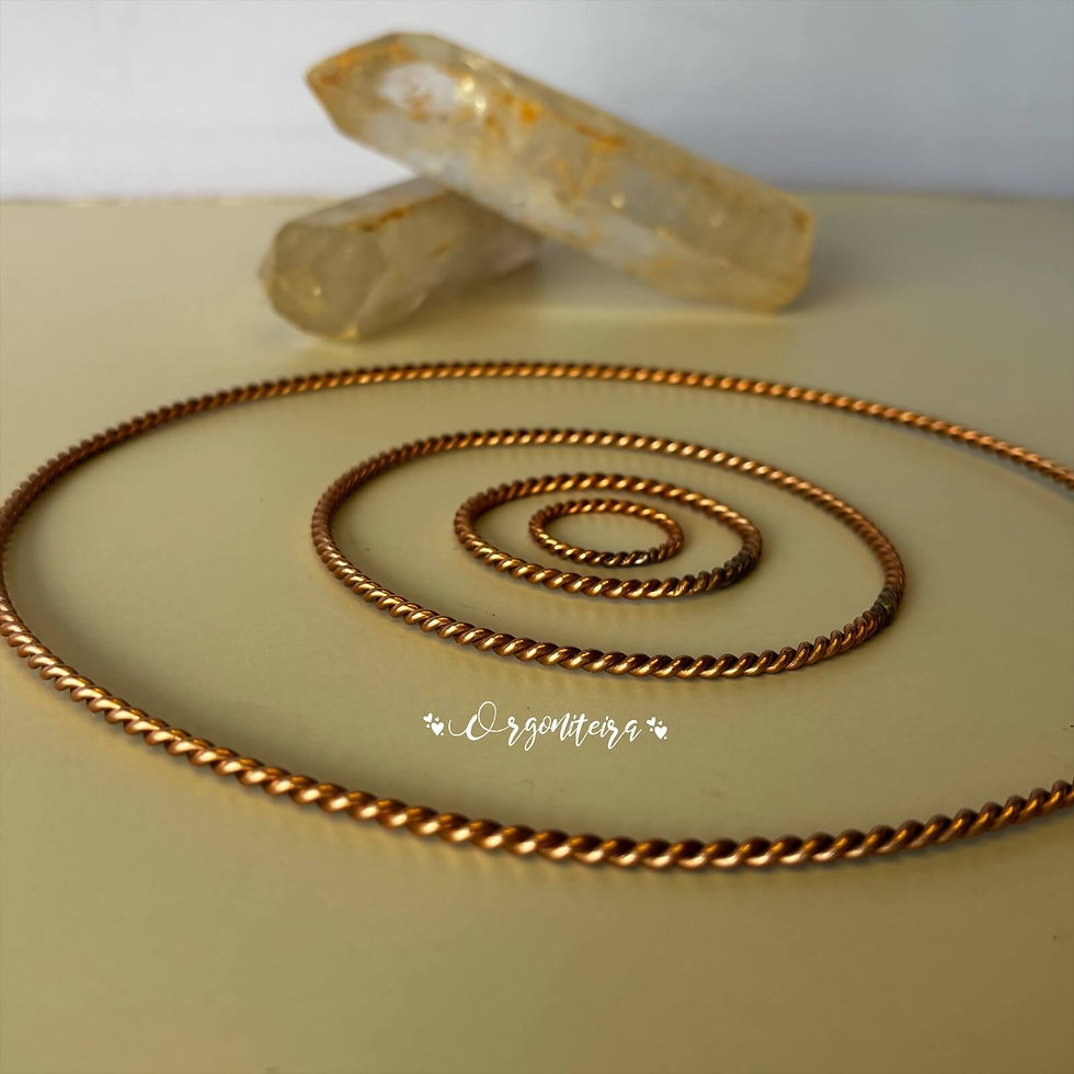Tensor ring Lost Cubit 177 MHz | Geometria Harmônica em Cobre