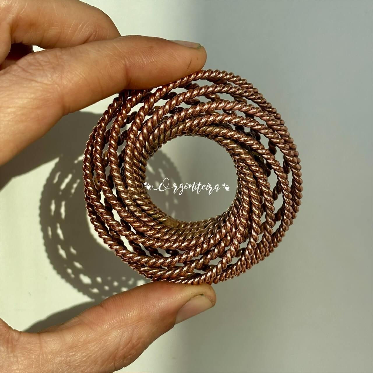 Vortex Torus em Cobre | Sacred Cubit & Unconditional love