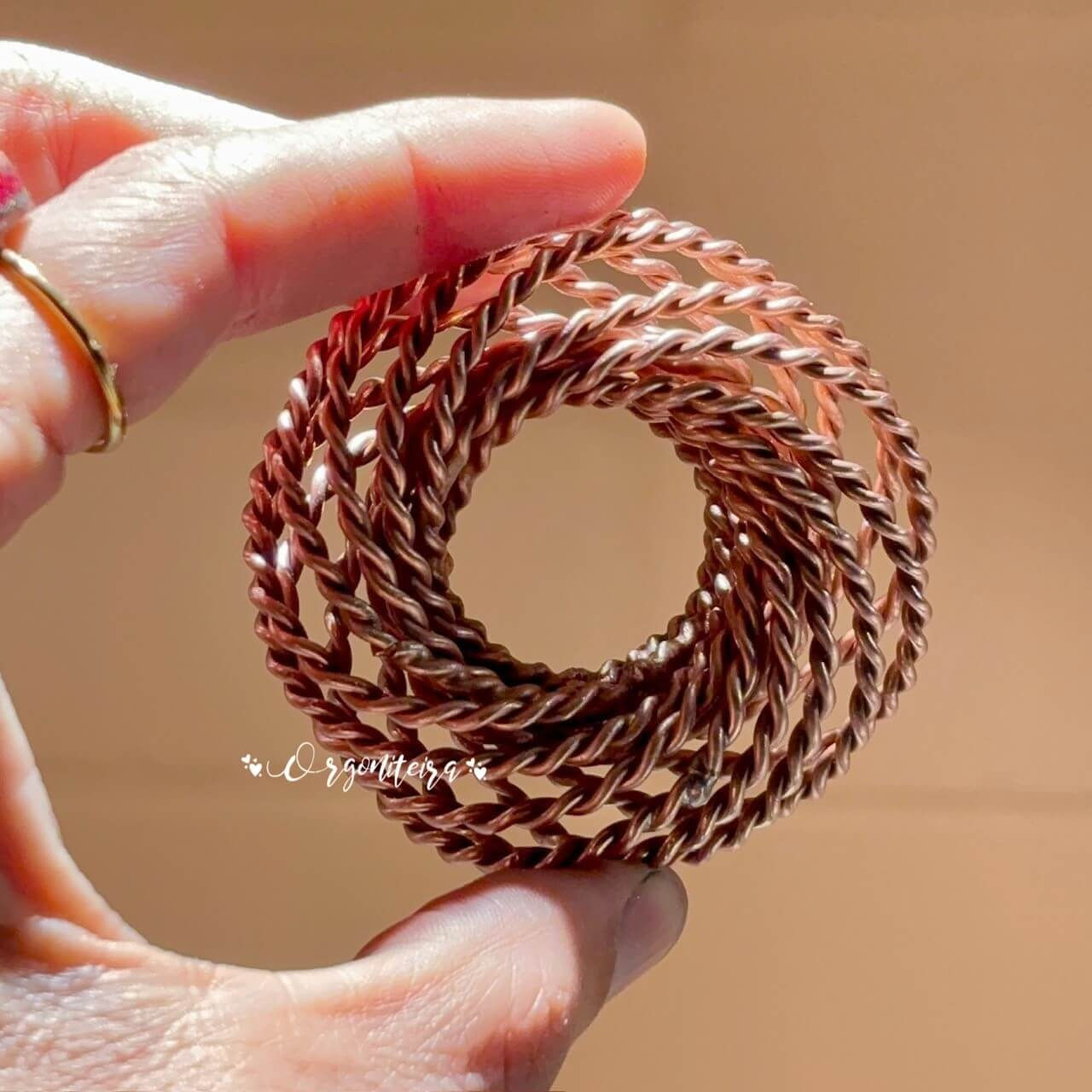 Vortex Torus em Cobre | Sacred Cubit & Unconditional love
