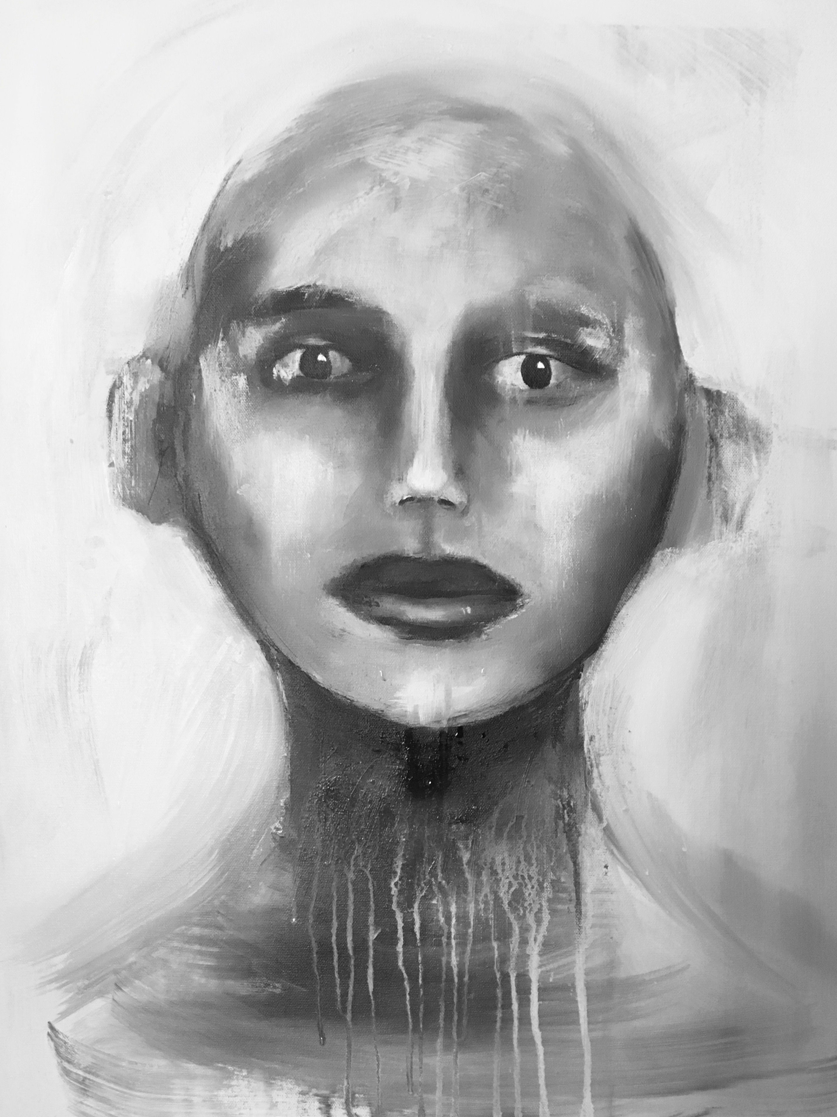 Innsikt, 60 x 50 cm, SOLGT