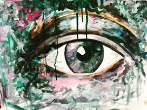 "Øye", 60 x 40, SOLGT