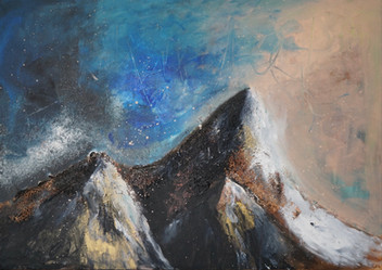 Fjell, 50 x 70 cm, SOLGT