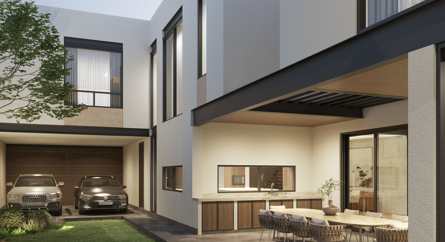 Casa habitación moderna minimalista